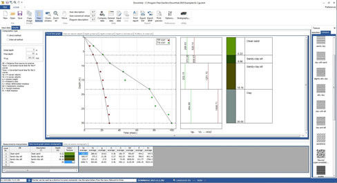 Software de medição - DOWNHOLE - M.A.E. S.r.l. - de cálculo / gráfico / para sismologia