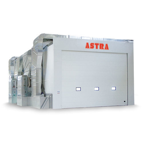 Cabine de pintura fechada - ASTRA - para veículos / com filtro / com secagem