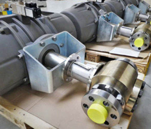 Válvula de esfera - KLINGER-SCHÖNEBERG GmbH - com acionamento pneumático / de controle / 3 peças
