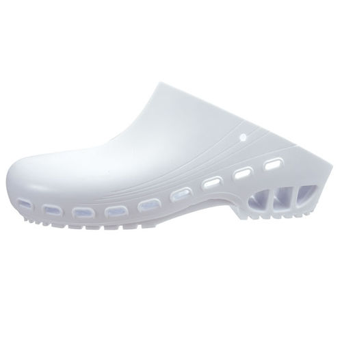 Sapato tipo tamanco para laboratório - LACL series - LABBOX LABWARE S.L. - antiderrapante / antiestático / em plástico