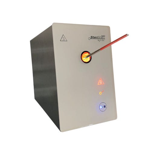 Esterilizador de processo - SteriMax basic - WLD-TEC GmbH - de infravermelhos / automático / para alças de inoculação