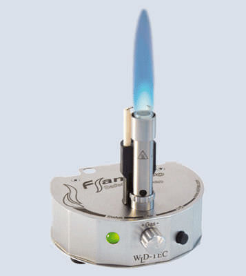 Bico de Bunsen - max. 1 200 °C | Flame 100 - WLD-TEC GmbH