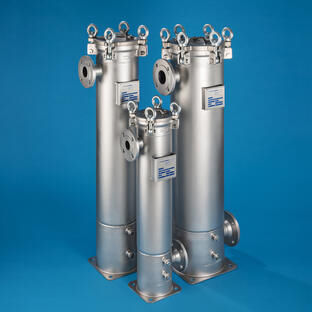 Carcaça de filtro de cartucho - WTGDS - Wolftechnik Filtersysteme GmbH & Co. KG - para líquidos / em aço inoxidável