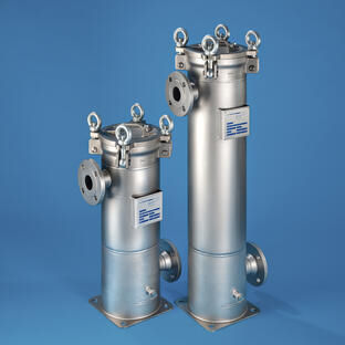 Carcaça de filtro bolsa - WTBF-GDS - Wolftechnik Filtersysteme GmbH & Co. KG - para líquidos / em aço inoxidável