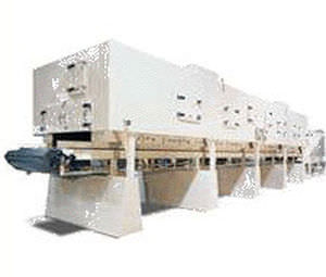 Secador de leito fluidizado - SNB/SRB series - CPM Wolverine Proctor LLC - contínuo / de limpeza / com esteira transportadora