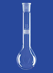 Frasco tipo Kjeldahl - 50 - 1 000 ml - LENZ Laborglas GmbH & Co. KG - em vidro borossilicato / para titulação