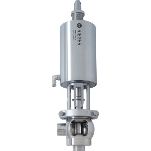 Válvula de excesso de fluxo de soldar - E8 - Gebr. Rieger GmbH + Co. KG - sanitária / em aço inoxidável