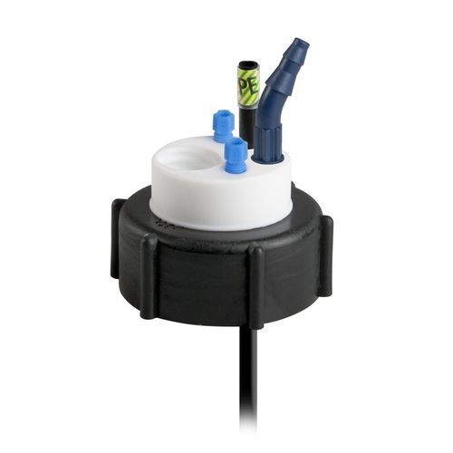 Tampa (cap) com rosca - 107942 - S.C.A.T. Europe GmbH - redonda / em PTFE / em PFA