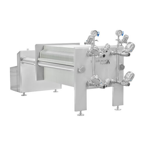Filtro-prensa com armação - Hermetix 1000 P - Strassburger Filter GmbH & Co. KG - automático / para produtos químicos / para produtos farmacêuticos