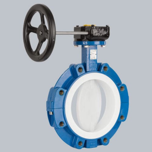 Válvula de disco - SBP - Swissfluid AG - manual / de controle / com flanges de encaixe