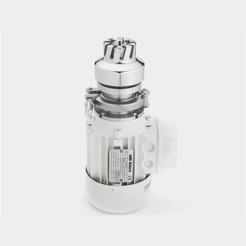 Homogeneizador com rotor - AMO series - AERRE INOX Srl - vertical / contínuo / de líquido-sólido