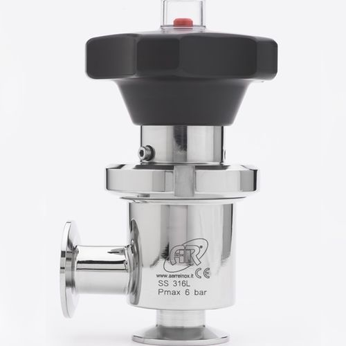 Válvula de diafragma - VAL - AERRE INOX Srl - pneumática / para bebidas / em linha
