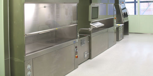 Bancada de trabalho de segurança - ART GmbH - metálica / para sala limpa
