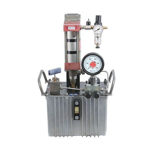 Unidade hidropneumática com motor elétrico - AS Tech Industrie- und Spannhydraulik GmbH - para tensionador de parafuso / móvel