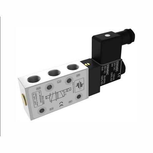 Válvula solenoide de ação indireta - MF2 series - EUROTEC Antriebszubehör GmbH - de 5 vias / para ar / em linha
