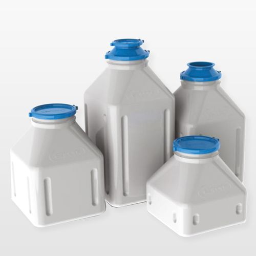 Garrafa para a indústria farmacêutica - Ezi-Dock Systems Ltd. - para líquidos / de acondicionamento / em PEAD