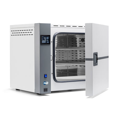Forno de câmara - STF-F 120T - FALC Instruments S.r.l. - elétrico / de ventilação forçada / em aço inoxidável