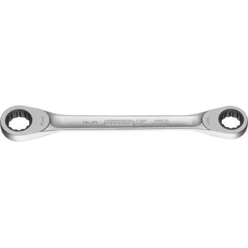 Chave estrela fechada em aço - Nr. 4 R - GEDORE Tool Center KG - em cromo / de cabeça sextavada / para bidestilação