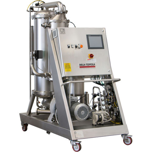Filtro para líquidos alimentares e bebidas - DELLA TOFFOLA GROUP - de membrana / em cerâmica / móvel
