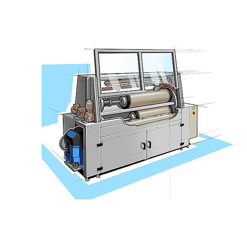 Máquina de limpeza com solvente - D.W. Renzmann Apparatebau - com escova / automática / de molduras