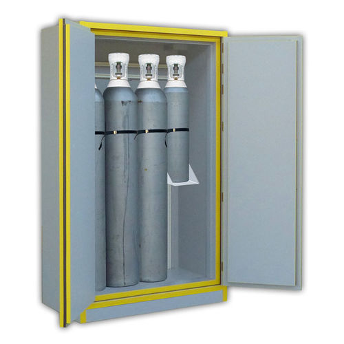Armário para botijão de gás - 7635BG - Ecosafe S.A. - de segurança / de piso / com 2 portas