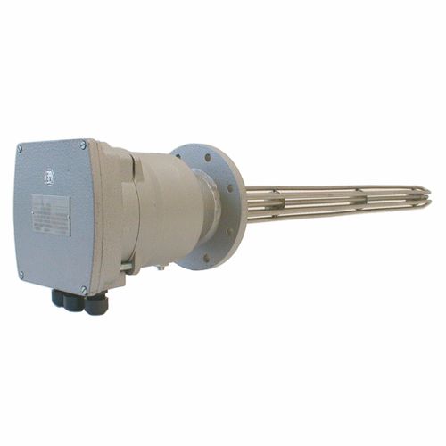 Aquecedor de imersão flangeado - DH..B.. - ELMESS Thermosystemtechnik GmbH & Co. KG - em aço inoxidável