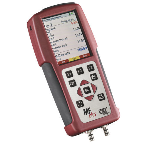 Medidor de vazão diferencial - MFplus "16911" - MRU – Messgeräte für Rauchgase und Umweltschutz - volumétrico / para gás / USB