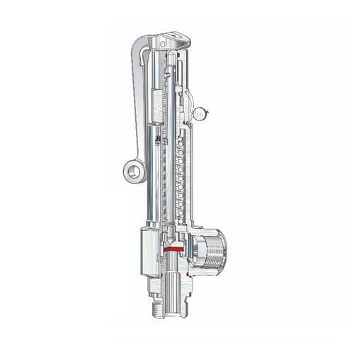 Válvula de segurança para vapor - Type 140 - Niezgodka GmbH - com rosca