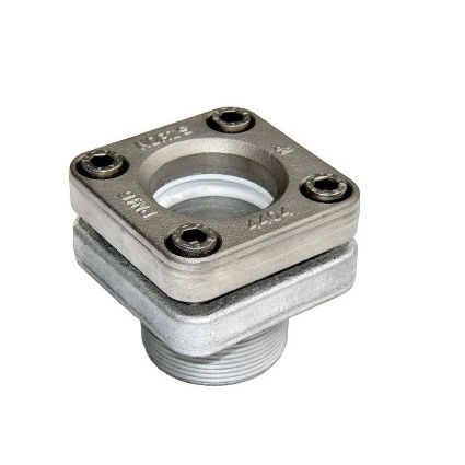 Visor de fluxo para recipientes - Bauform 232 - NORIS Armaturen Burkenstein GmbH & Co. KG - em aço inoxidável / em vidro borossilicato / em aço