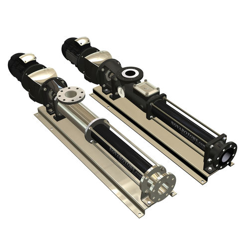 Bomba de parafuso excêntrico - DN - JN series - NOVA ROTORS s.r.l. - para águas residuais / para produtos químicos / de lama