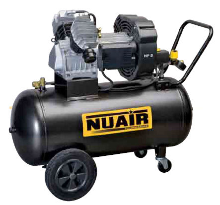 Compressor de pistão - GVM/100 - NUAir compressors - de ar / com motor elétrico / com rodas