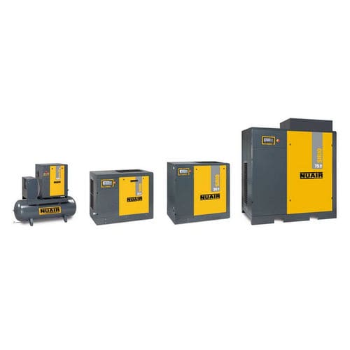 Compressor de parafuso - Sirio 31 - 38 series - NUAir compressors - rotativo / de ar / com motor elétrico
