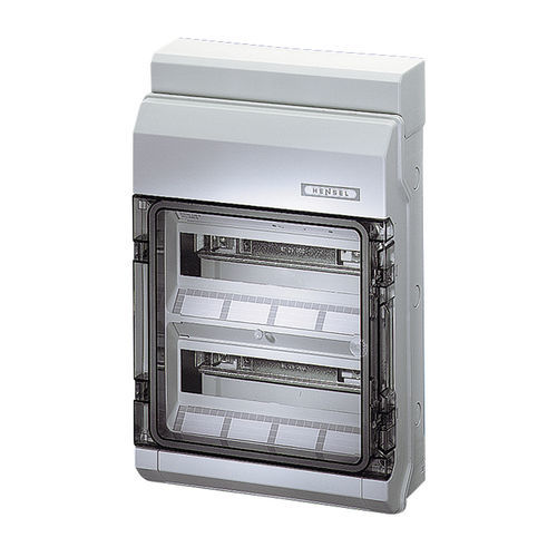Quadro elétrico para trilho DIN - KV 9224 - Hensel - em poliestireno / para disjuntor