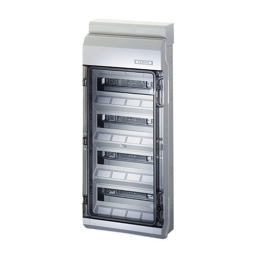 Quadro elétrico para trilho DIN - KV 4548 - Hensel - em poliestireno / para disjuntor