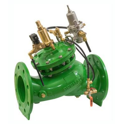 Válvula de diafragma - IR-735-55-M - BERMAD CS Ltd - de acionamento hidráulico / reguladora de pressão / em linha