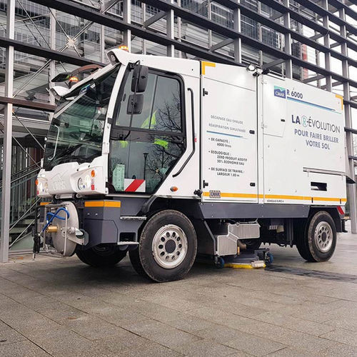 Lavadora de alta pressão a água quente - R 6000 - CMAR - com motor de combustão / em aço / para via pública