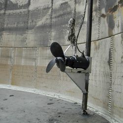 Misturador submersível - POP  - LANDIA AS - de turbina / contínuo / para sólidos