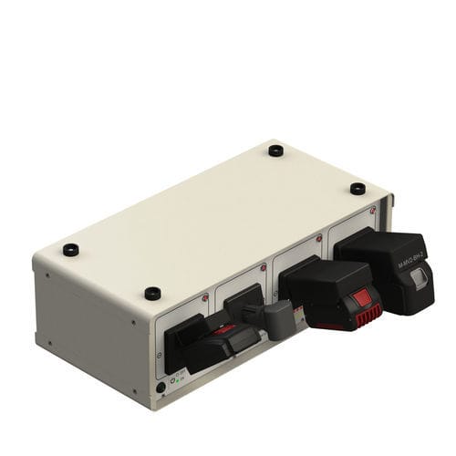 Carregador de bateria para ferramenta elétrica portátil - HST-MV3-04 - HS-Technik GmbH - de mesa / Li-ion / Ni-Cd