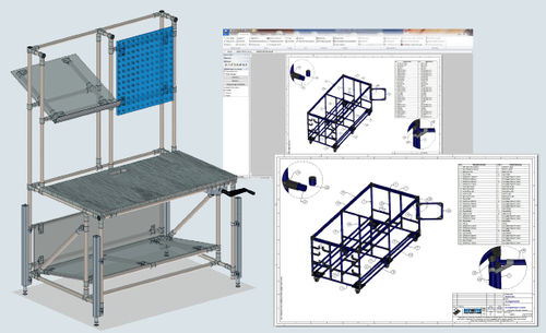 Pacote de software de CAD - BEEVisio - BeeWaTec AG - 3D / 2D-3D