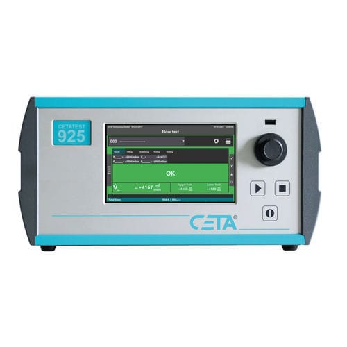Testador de fluxo - CETATEST 925 - CETA Testsysteme GmbH - de fluxo laminar / de cabos / para aparelhos médicos