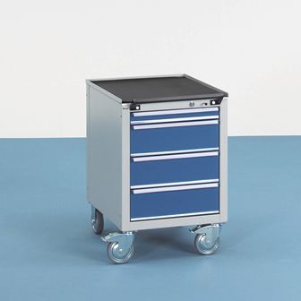 Bancada de trabalho metálica - Otto Kind GmbH & Co. KG - móvel / com gavetas