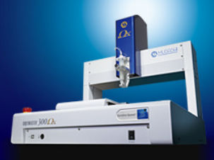 Robô cartesiano - SHOTMASTER®/SHOTmini® ΩX series - Musashi Engineering, Inc. - de 3 eixos / de dosagem / de bancada
