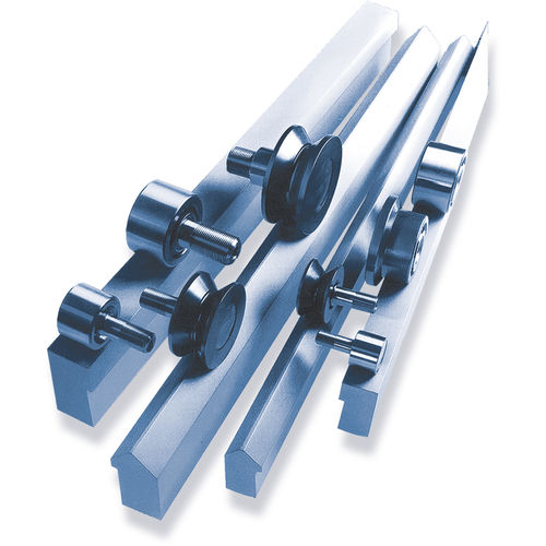 Guia linear de rolos - Technische Antriebselemente GmbH - em aço / de precisão / para flange