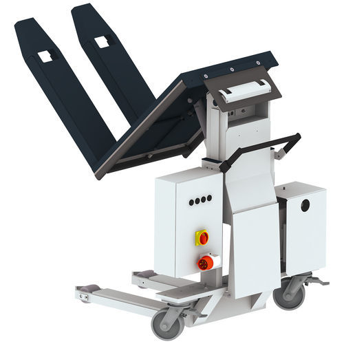 Elevador-virador hidráulico - NHE 30 series - Ventzki Handling Systems - elétrico / móvel / para contêineres