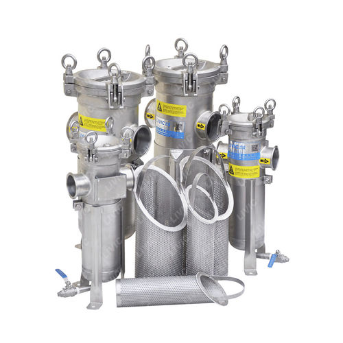 Filtro para líquidos - SF series - Shanghai LIVIC Filtration System Co., Ltd. - com cesto / de tela metálica / em aço inoxidável