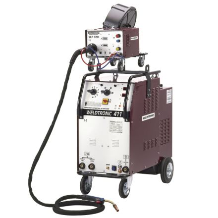 Máquina estacionária de solda MIG - Mig Synergic 411 – 531 – 651 - WELDTRONIC SRL - MAG / automática / compacta