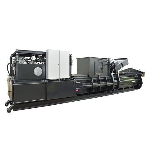 Prensa enfardadeira para papelão - Albamat 800 V5-Z1 - abba-Pressen Vertriebs GmbH & Co KG - para papel / para plástico / para latas