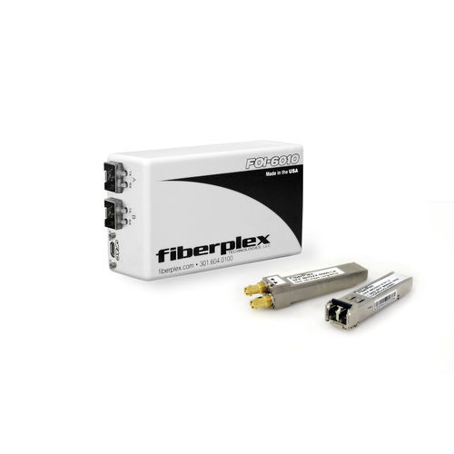 Transceptor Ethernet - FOI-6010 - FiberPlex Technologies, LLC - para fibra óptica / SFP / de alta velocidade