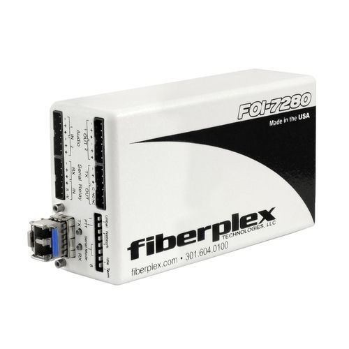 Transceptor para fibra óptica - FOI-7280 - FiberPlex Technologies, LLC - bidirecional / analógico