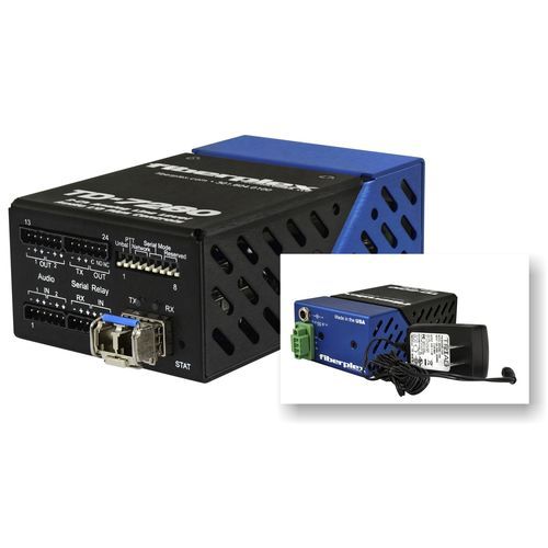 Transceptor para fibra óptica - TD-7280 - FiberPlex Technologies, LLC - RS232 / RS485 / para fibra óptica
